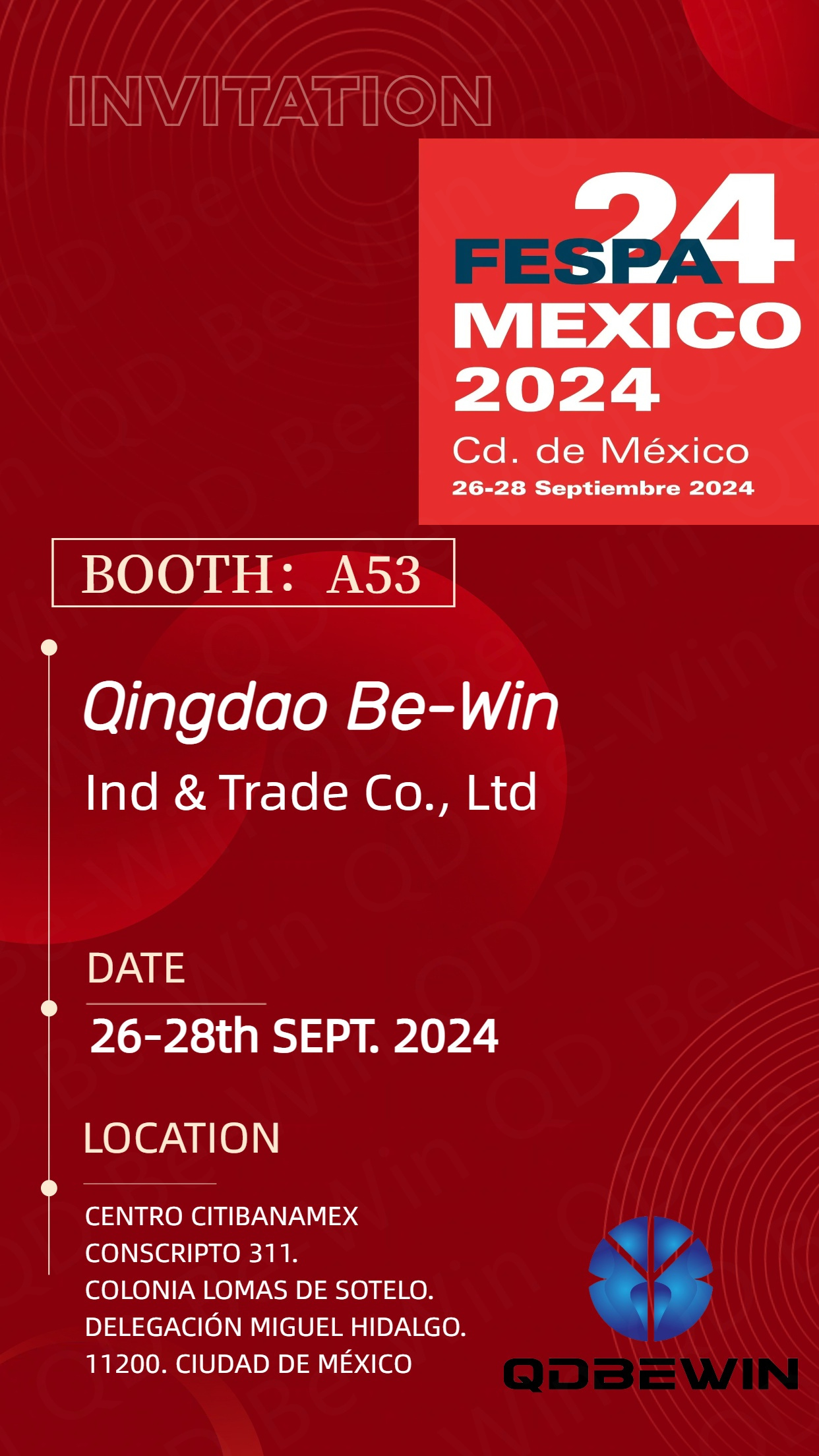 Qingdao Be-Win Ind & Trade Co., Ltd exhibirá láminas acrílicas, tableros de espuma de PVC y paneles compuestos de aluminio en FESPA 2024 México